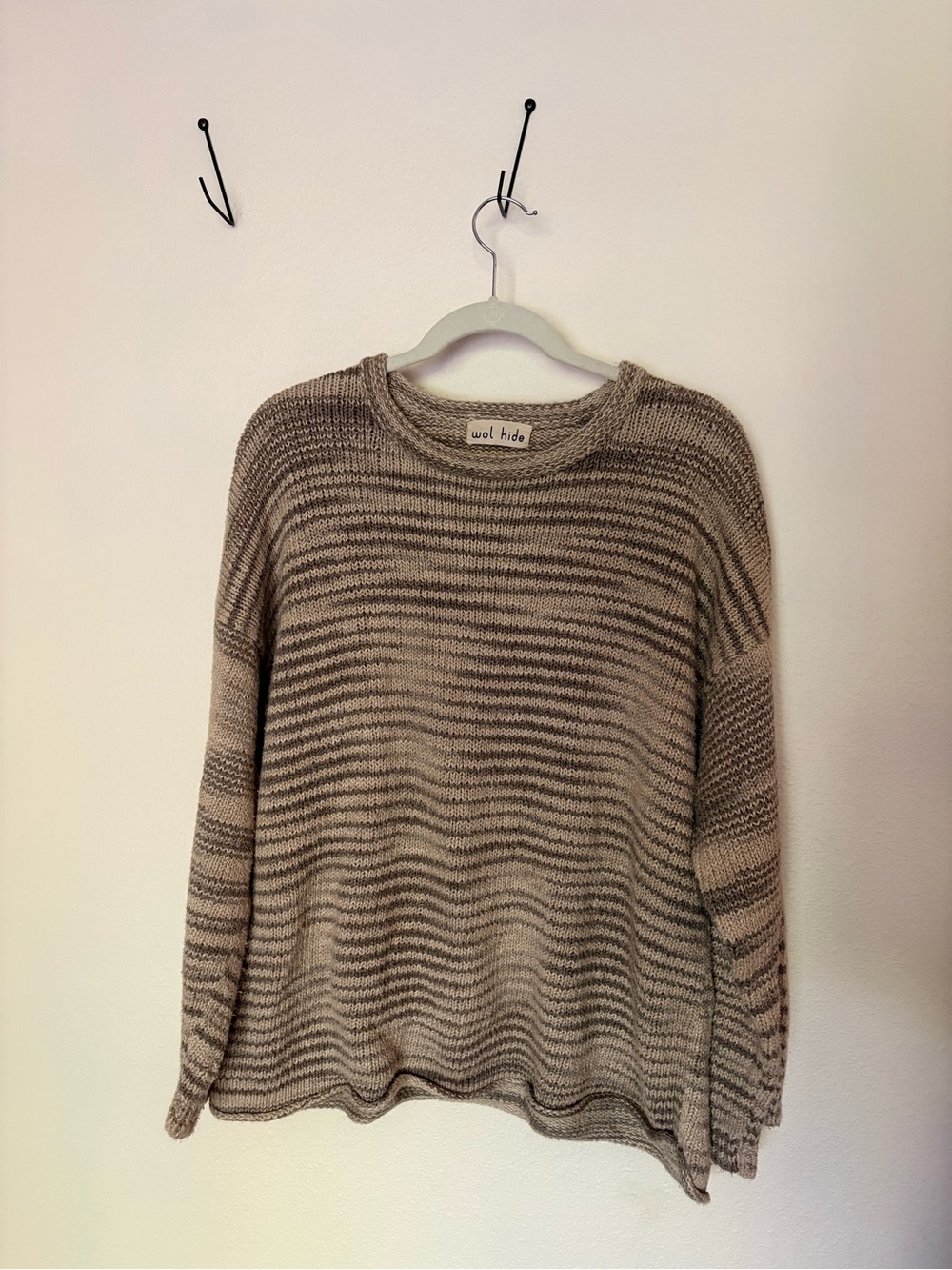 Wol Hide organic cotton color grown knit sweater